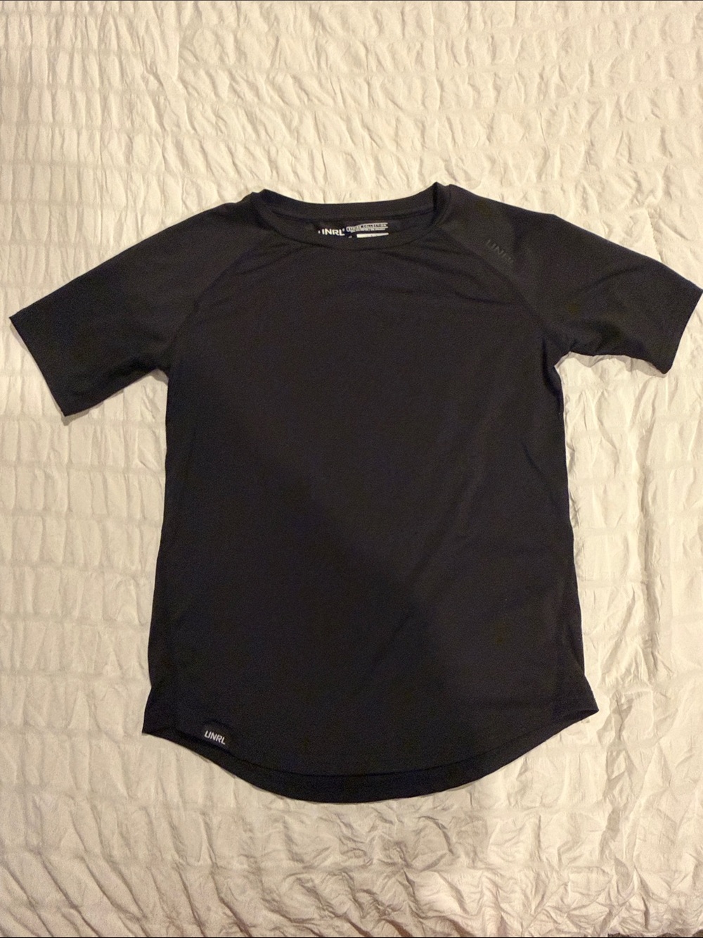 UNRL Kids' Black Short Sleeve Performance Tee